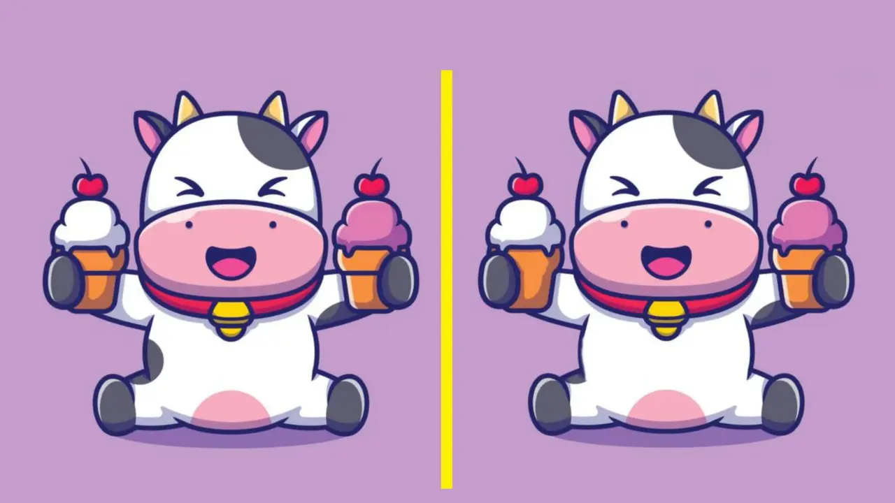 teka-teki perbedaan dengan gambar sapi