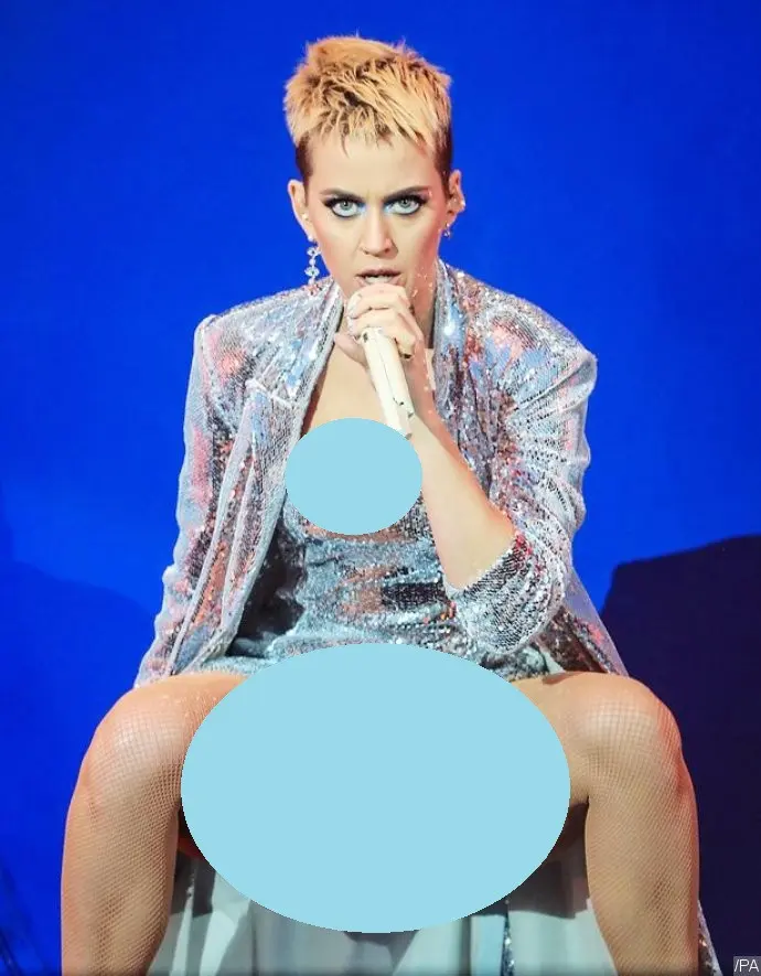 Katy Perry saat manggung di Big Weekend BBC Radio 1. (aceshowbiz.com / PA)