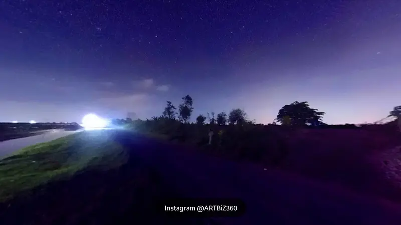 Penampakan pocong di Google Maps Kedungwaru Kidul