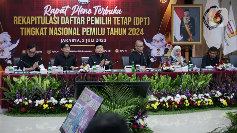 KPU Tetapkan DPT Pemilu 2024