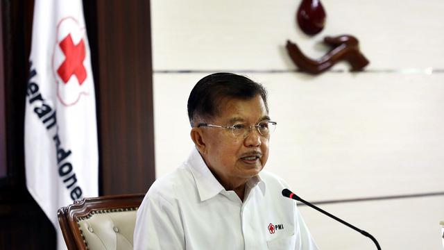Ketua Umum Palang Merah Indonesia (PMI) Jusuf Kalla atau JK