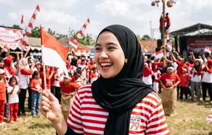 Hijab Instan Terbaik untuk Lomba 17-an, Nyaman Bergerak dan Tetap Rapi