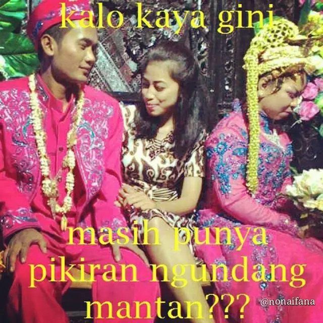 Momen Kocak Undang Mantan ke Pernikahan, Antara Sedih dan Bikin Ngakak
