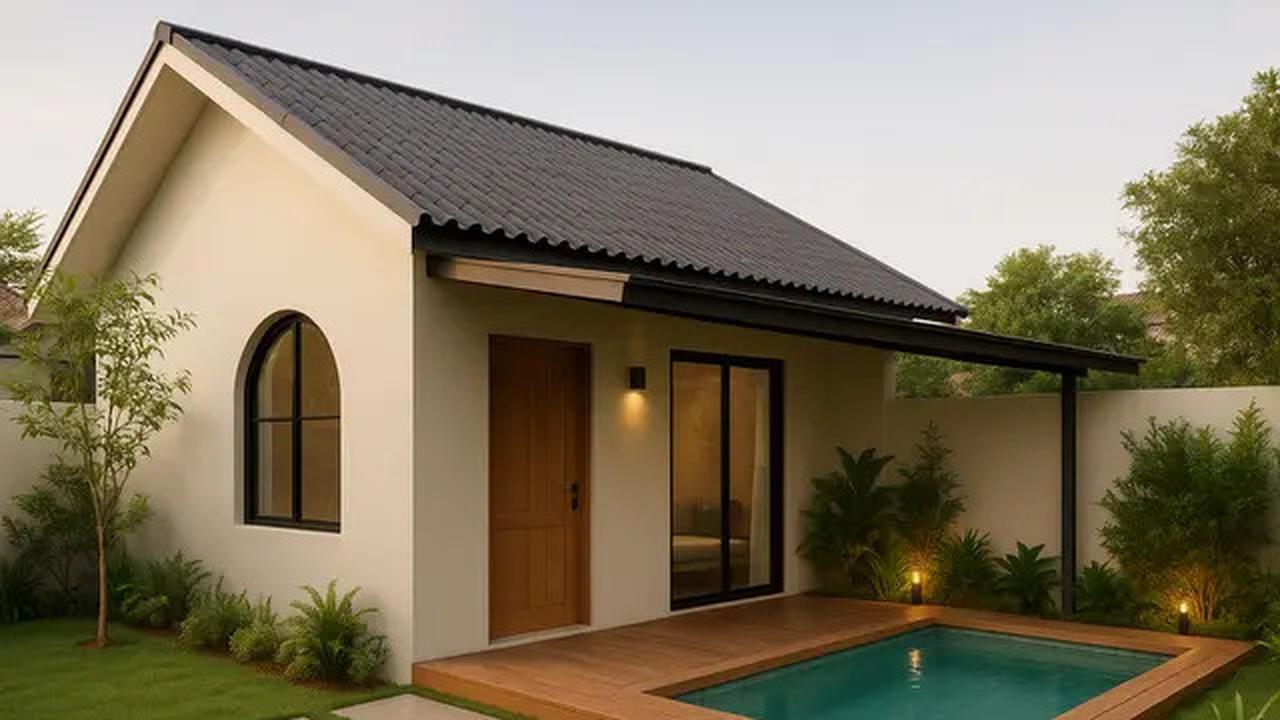 7 Ide Rumah Mungil dengan Kolam Renang, Cocok Bagi yang Suka Relaksasi Berbudget Minimalis