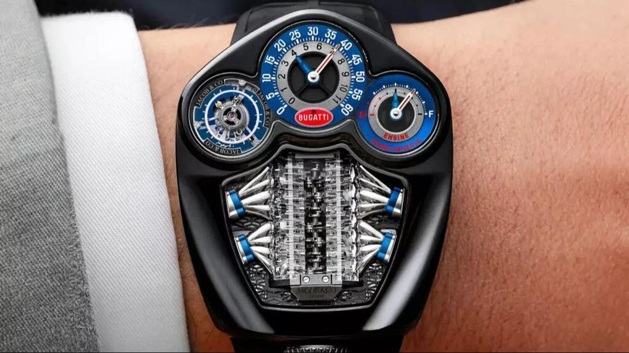 Dengan harga Rp 5,5 miliar, jam tangan Bugatti ini dapat digunakan untuk membeli rumah beserta isinya.