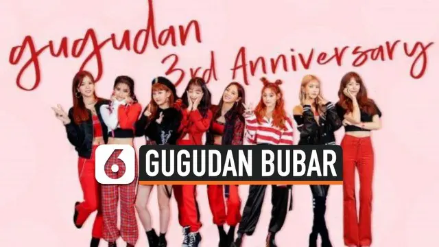Girlband asal Korea Selatan, Gugudan, resmi bubar pada 31 Desember 2020. Hal ini disampaikan oleh manajemen Gugudan, Jellyfish Entertainment.