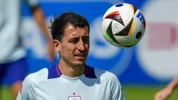 Spanyol akan bertemu dengan Italia pada Jumat, 21 Juni 2024 pukul 2.00 WIB di Stadion Veltins-Arena dalam matchday 2 Grup B Euro 2024. (AP Photo/Manu Fernandez)