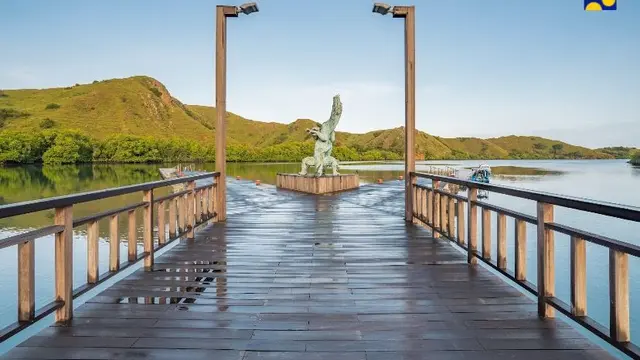 Penataan kawasan Pulau Rinca yang merupakan bagian dari Destinasi Pariwisata Super Prioritas (DPSP) Labuan Bajo, Nusa Tenggara Timur (NTT). (Dok Kementerian PUPR)