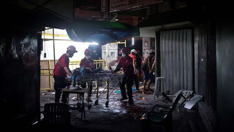 Serangan bom di Manila pada 6 Mei 2017 terjadi seminggu setelah ledakan di kota yang sama (gambar di atas) yang melukai 14 orang pada 29 April 2017 (AFP)