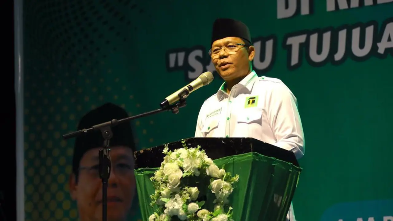 Plt Ketua Umum Partai Persatuan Pembangunan Muhamad Mardiono menghadiri Deklarasi Kebangkitan PPP di Kabupaten Tojo Una Una, Sulawesi Tengah (Istimewa)