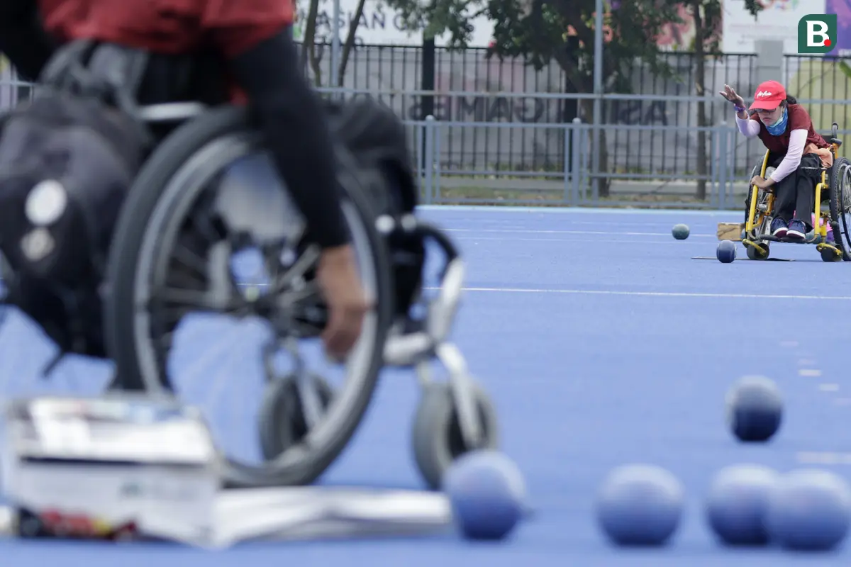 Latihan Lawn Bowls Jelang Asian Para Games 2018