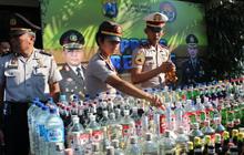 Polres Malang Kota sita 2.778 botol miras jelang Ramadan
