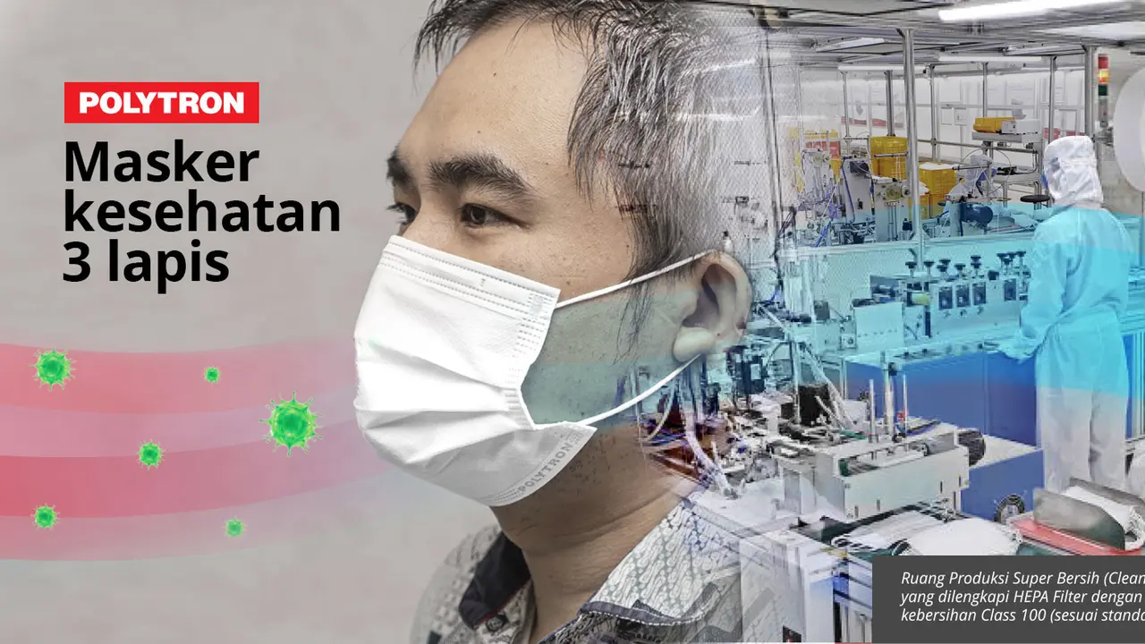 Masker kesehatan Polytron