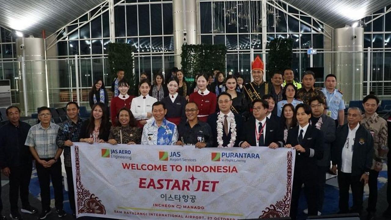 Fakta Unik: EastarJet Buka Penerbangan Langsung Incheon Manado, Targetkan 15 Juta Wisman 2025