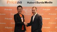 Melalui kemitraan dengan Hubert Burda Media, Priceza ingin menjadi Shopping Search Engine teratas di Asia Tenggara.