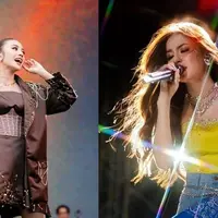 Gaya panggung Mahalini Raharja. (credit:instagram.com/mahaliniraharja)