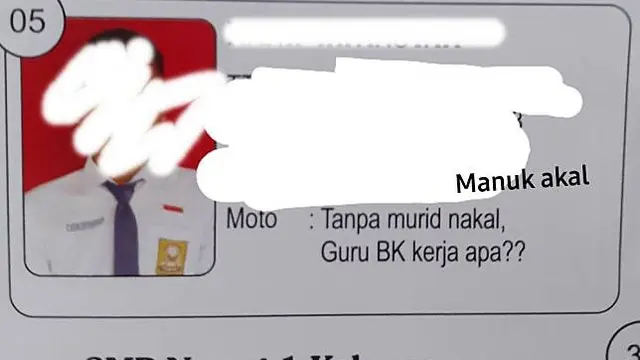 6 Moto Murid di Buku Tahunan Sekolah Ini Kelewat Unik, Bikin Heran