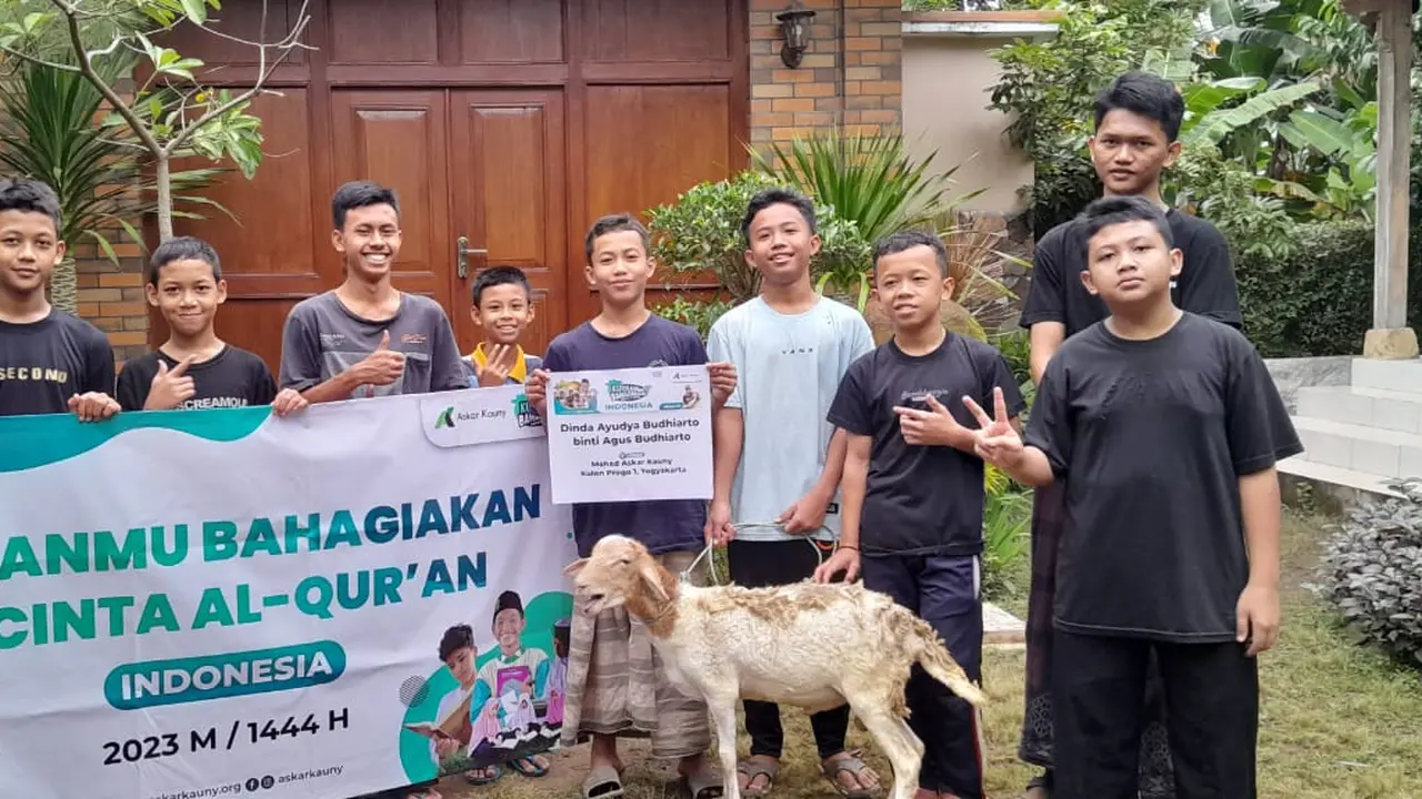 Askar Kauny telah menunaikan amanat para Shohibul Qurban dengan mendistribusikan daging hewan kurban untuk 5.135 penerima manfaat yang tersebar di tiga negara, yaitu Indonesia, Uganda, dan Palestina. (Istimewa)