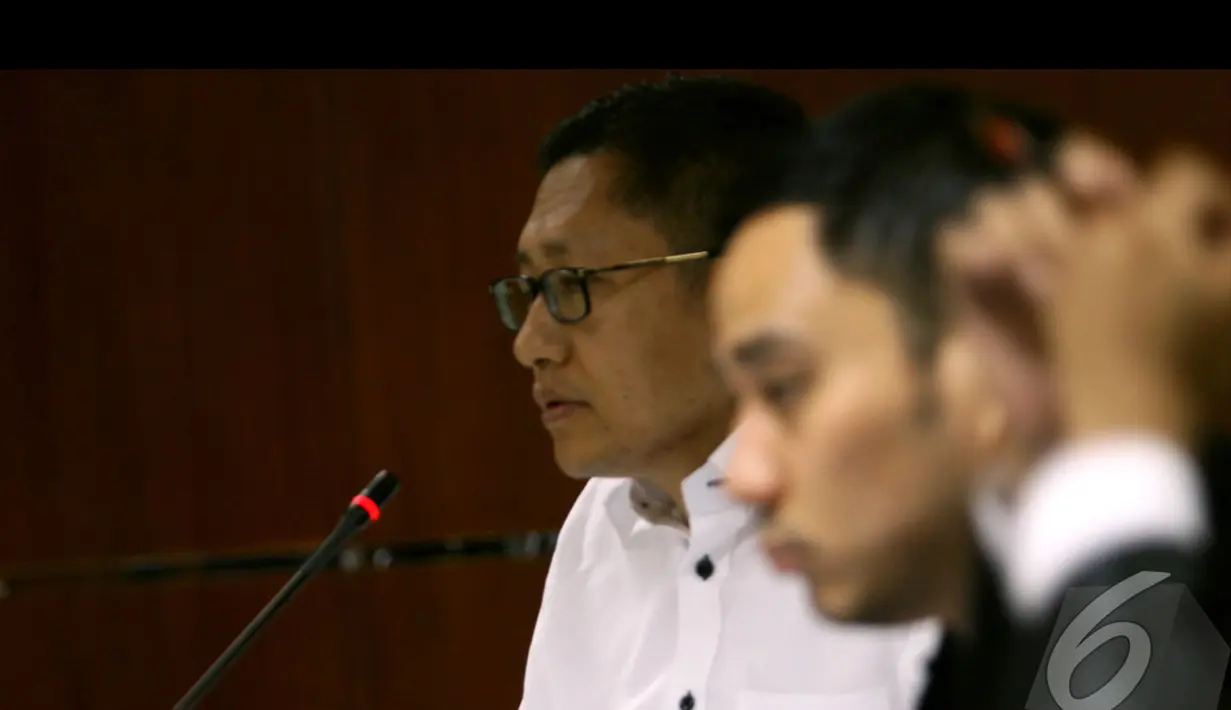 Sebutan "Babeh" di Grup Permai ternyata bukan nama panggilan Anas Urbaningrum, Jakarta, Senin (18/8/2014) (Liputan6.com/Faisal R Syam)