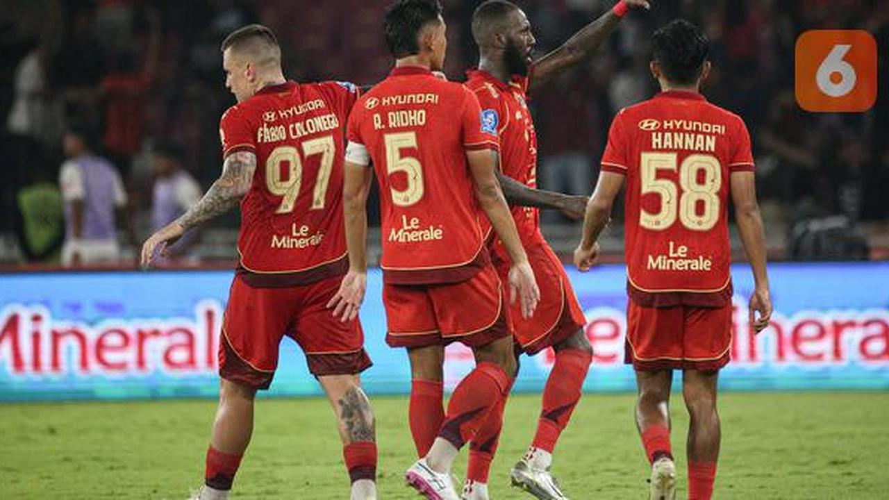 Hasil BRI Super League: Persija Libas Persis 4-0 di SUGBK.