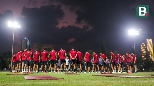 Foto: Timnas Indonesia Gelar Latihan Perdana Jelang Lawan Brunei untuk Kualifikasi Piala Dunia 2026 Zona Asia
