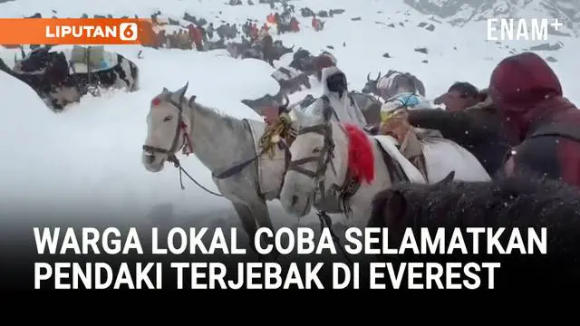 Warga Lokal Turun Tangan Coba Selamatkan Pendaki Terjebak di Everest
