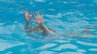 Ilustrasi korban tenggelam di kolam renang (Istimewa)