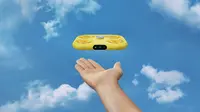 Tampilan Pixy, drone mini yang dikembangkan untuk Snapchat. 