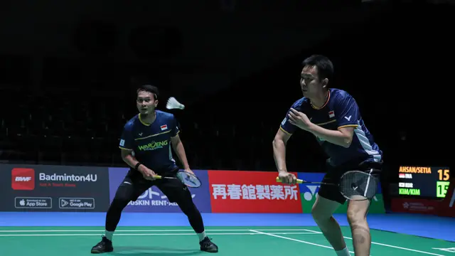 Mohammad Ahsan/Hendra Setiawan - Japan Open 2023 - Bulu Tangkis