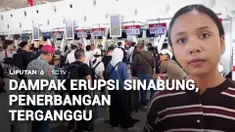 Puluhan penerbangan dari dan menuju Bandara Kualanamu, Sumatra Utara, terganggu dampak erupsi gunung api Sinabung. Warga di sekitar zona merah tetap beraktivitas, karena belum mendapat perintah meninggalkan kawasan itu.