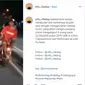 Sekelompok Remaja Ini Berboncengan Menggunakan Bangku Panjang (Instagram)