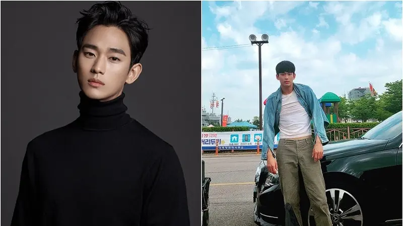 Pose Kocak Kim Soo Hyun. (Sumber: Instagram/soohyun_k216)