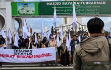 FOTO: Aksi Warga Aceh Desak Penetapan Bencana Sumatera Sebagai Bencana Nasional