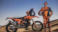 Pembalap MotoGP, Danilo Petrucci bakal mentas di ajang Reli Dakar 2022. (Istimewa)