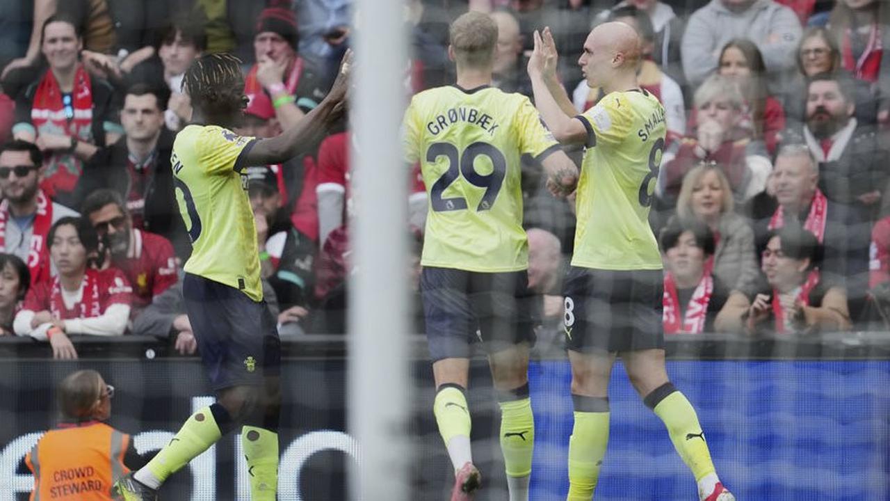 Hasil Liverpool vs Southampton: Skor 3-1