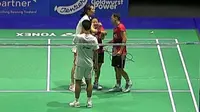 Tangis Pitha Haningtyas Kekasih Syabda Perkasa Belawa Pecah Usai Menang Babak 32 Besar Swiss Open 2023 (Sumber: Twitter/hannagyeongs)