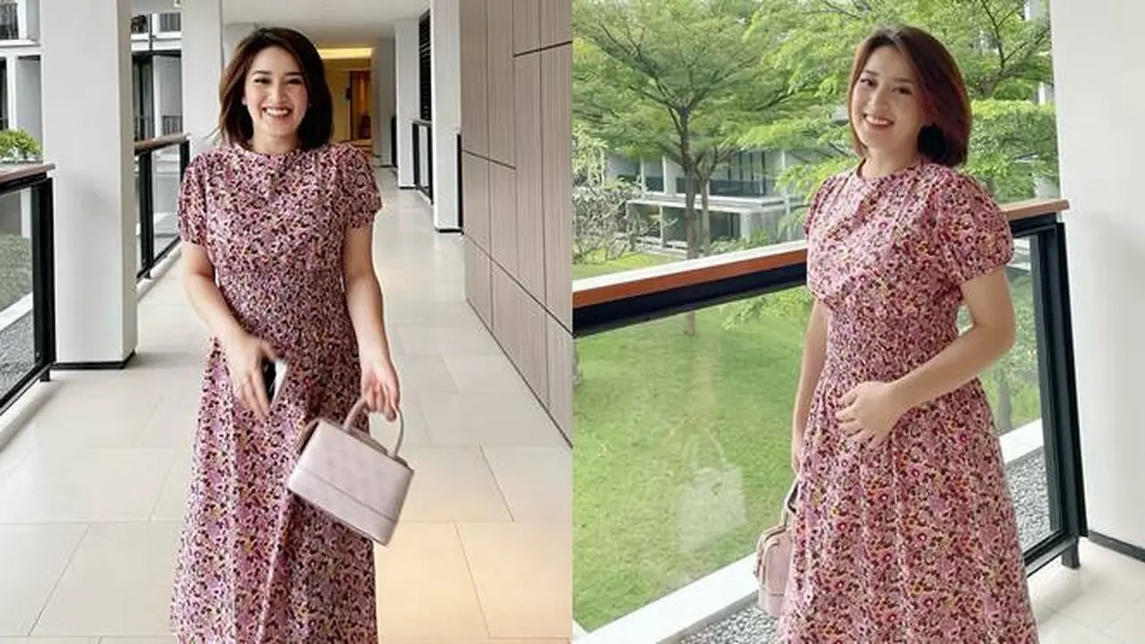 Tampil Makin Menawan, Ini 7 Potret Rosiana Dewi dengan Busana Pink Saat Hamil