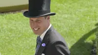 Pangeran William dalam Royal Ascot 2024. (AP Photo/Kin Cheung)