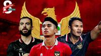 Timnas Indonesia - Jordi Amat, Marselino Ferdinan, Dimas Drajad (Bola.com/Erisa Febri)