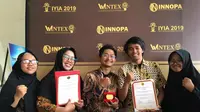 Mahasiswa Universitas Airlangga Surabaya ciptakan med buddies dan sabet emas di Wintex. (Foto: Liputan6.com/Dian Kurniawan)