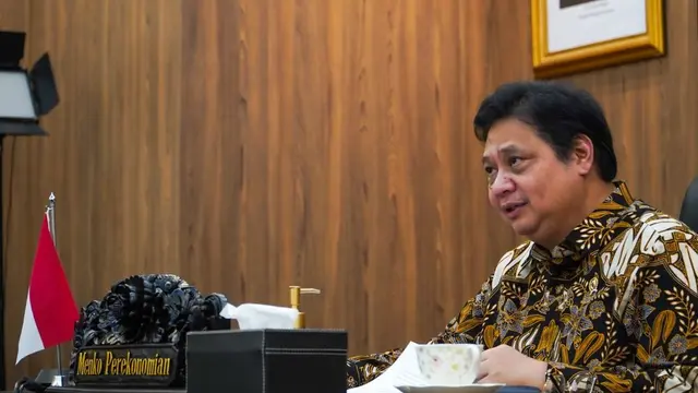 Pertemuan yang dilaksanakan secara daring dalam rangka courtesy call dan perkenalan antara Menteri Koordinator Bidang Perekonomian Airlangga Hartarto dan Duta Besar Republik Federal Jerman untuk Indonesia, H.E. Ina Lepel. (Dok Kemenko Perekonomian)