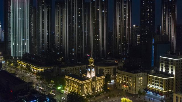 FOTO: Pemandangan Malam Kota Wuhan Setelah Corona Mereda