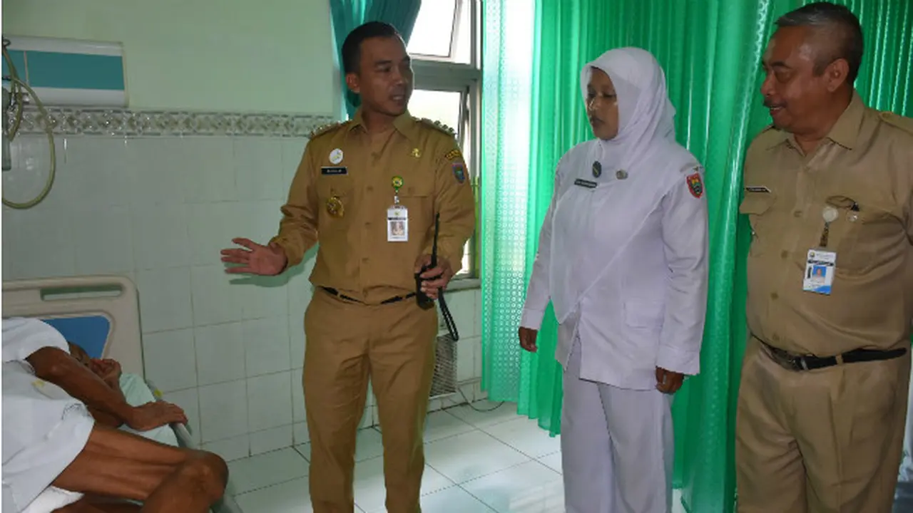 Sidak Hari Pertama Masuk Usai Libur Tahun Baru di RSUD Brebes