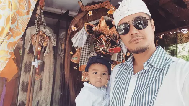Potret gemas Tjok Ngurah Rayidaru anak kedua Happy Salma. (Sumber: Instagram/tjokgus)