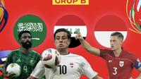 Pemain penting di Grup B Putaran 4 Kualifikasi Piala Dunia 2026 zona Asia. (Bola.com/Benediktus Gerendo Pradigdo)