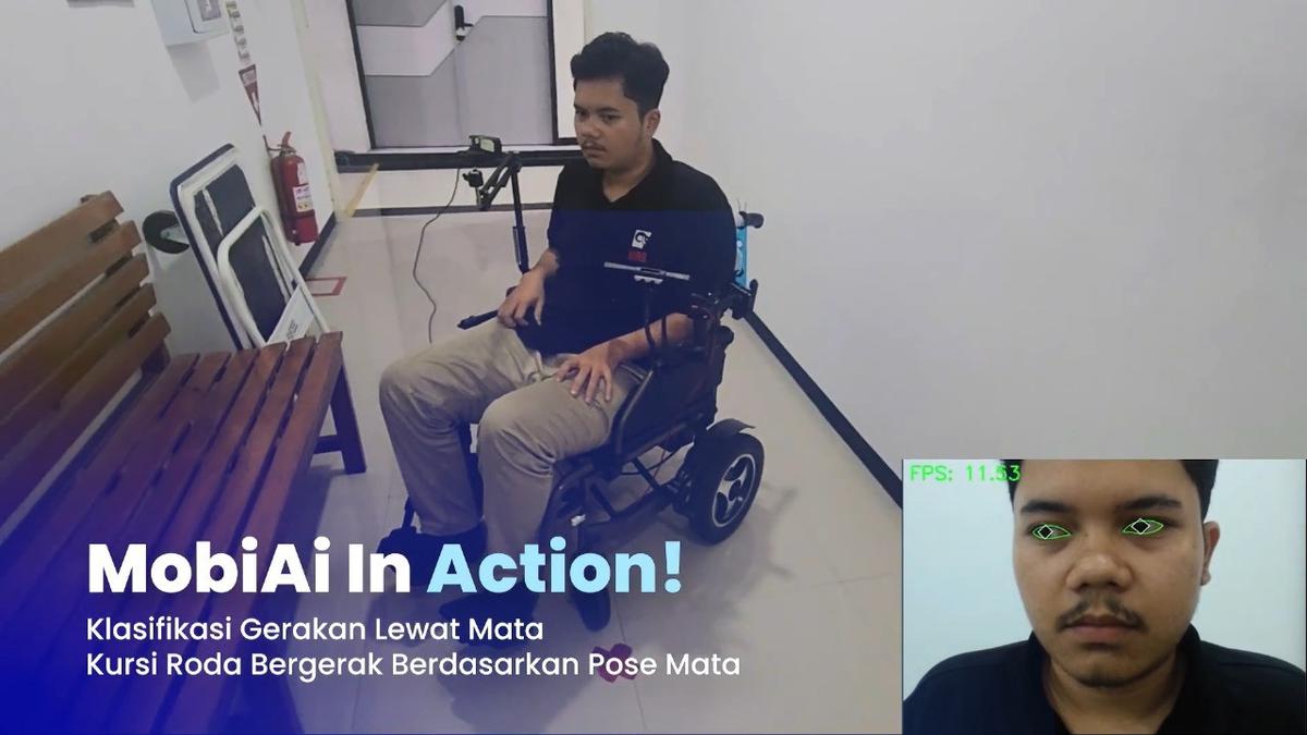 MobiAi, kursi roda yang bisa digerakkan dengan mata
