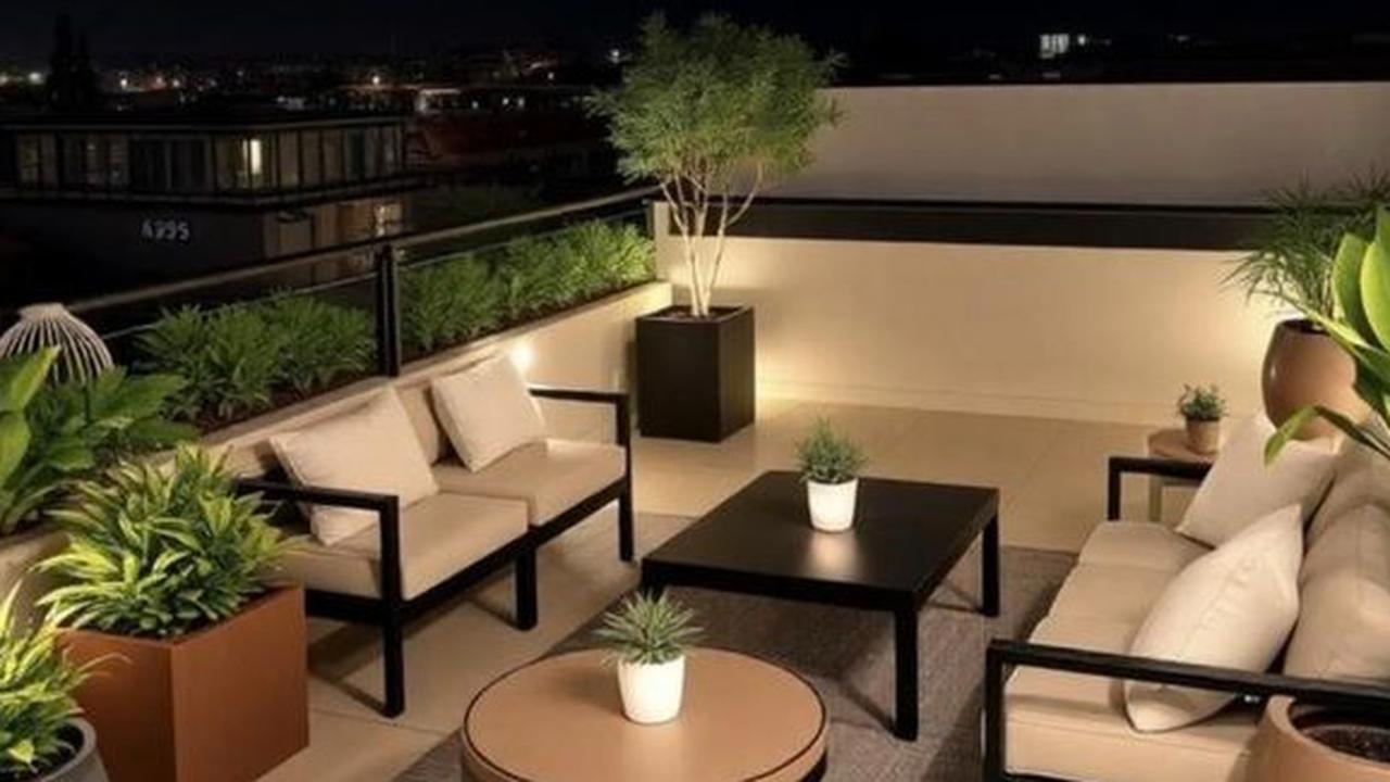Ilustrasi Balkon Minimalis Simpel Modern (©Pinterest)