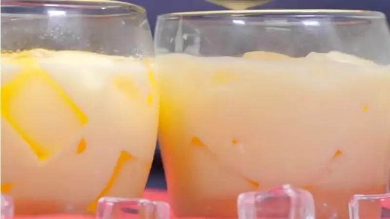 Resep Praktis Peredam Panas, Es Susu Jelly Mangga