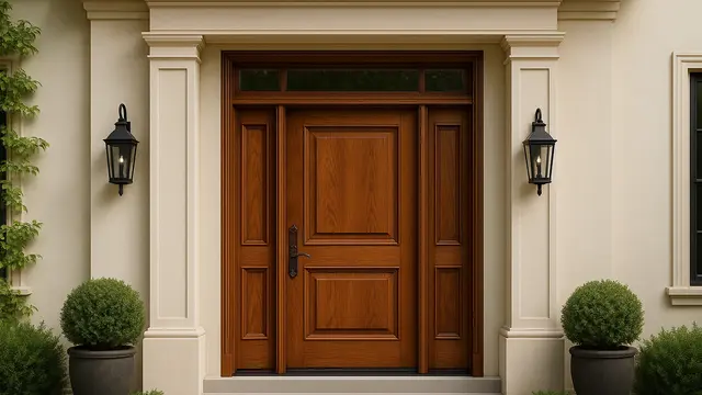 Model Pintu Rumah yang Bikin Tamu Terpukau /Ilustrasi gambar oleh AI