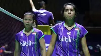 Ganda putri Indonesia Greysia Polii/Nitya Krishinda Maheswari terhenti di babak kedua China Open Super Series Premier 2015, Kamis (12/11/2015). (Liputan6.com/Humas PP PBSI)